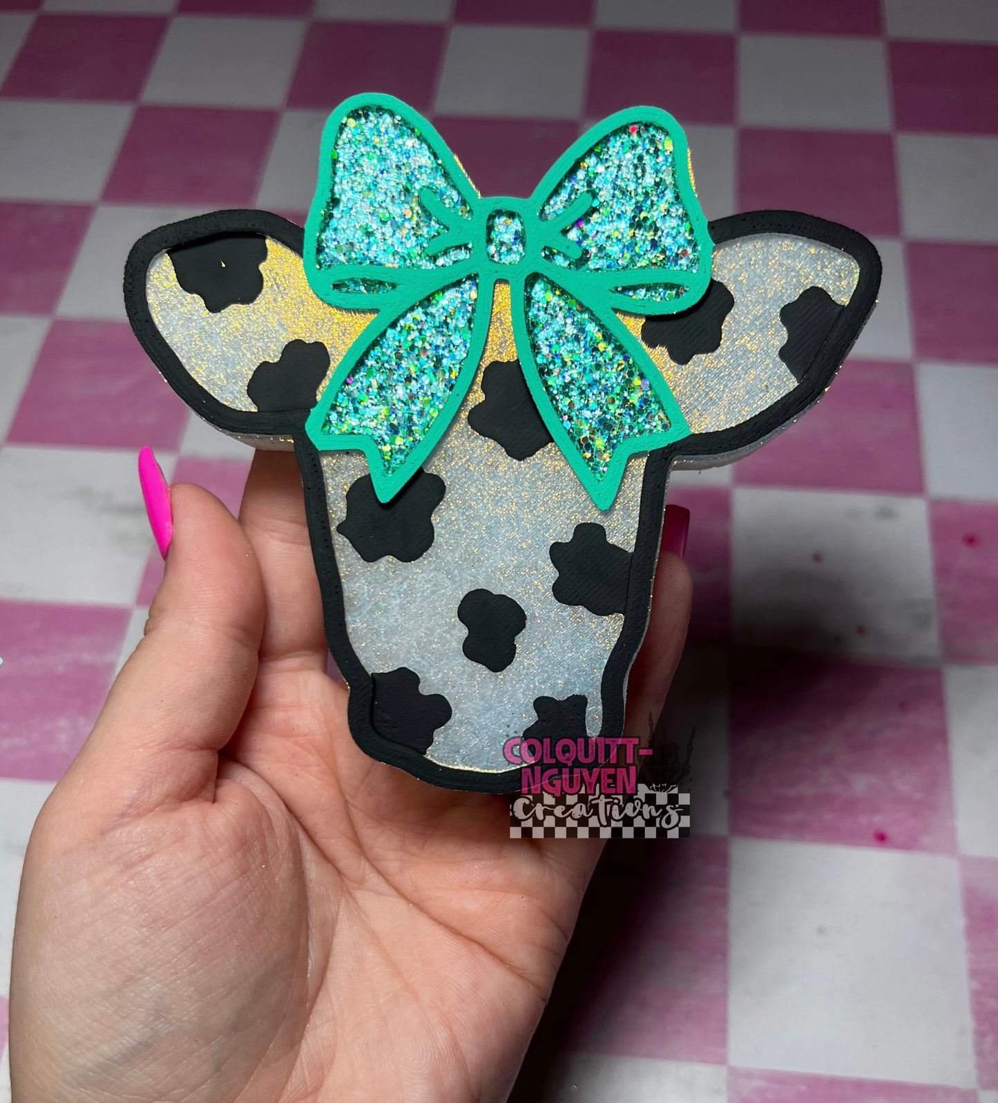 Cow With Bow