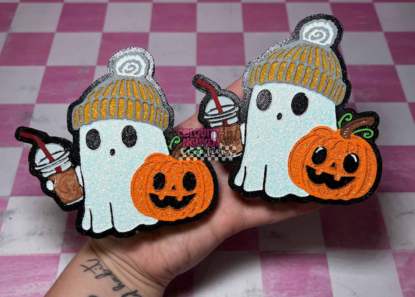 Ghost With Drink And Beanie
