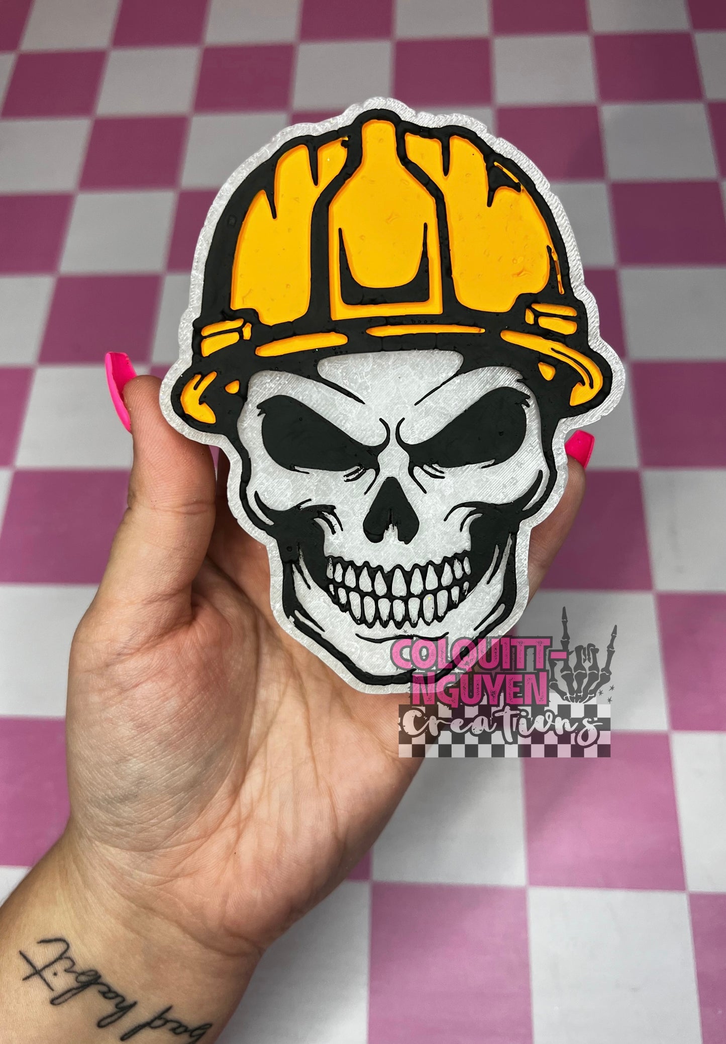 Skull With Helmet