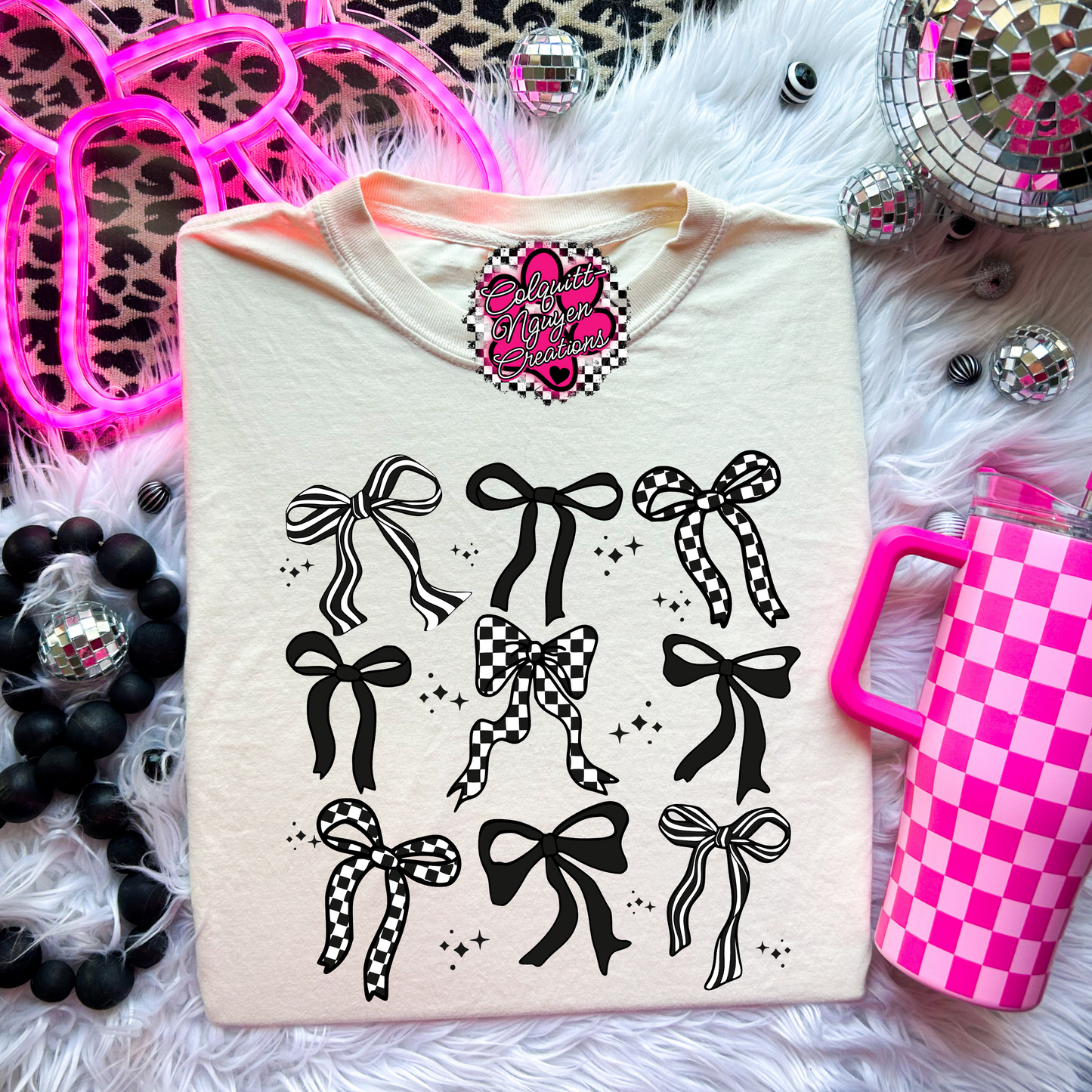 Checkered Coquette Bows