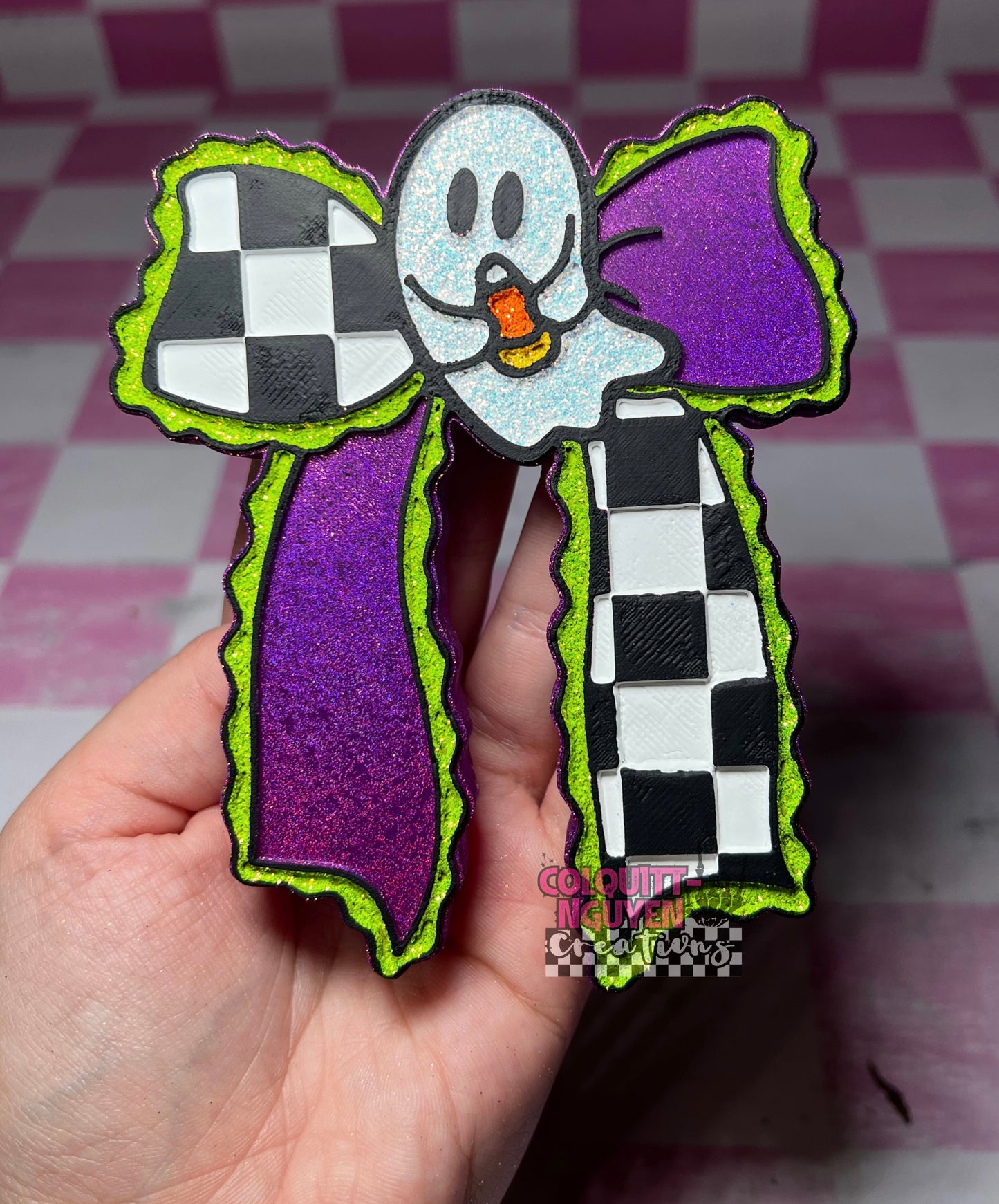 Checkered Ghost Bow