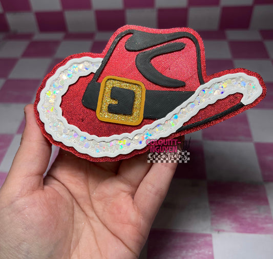 Cowboy Santa Hat