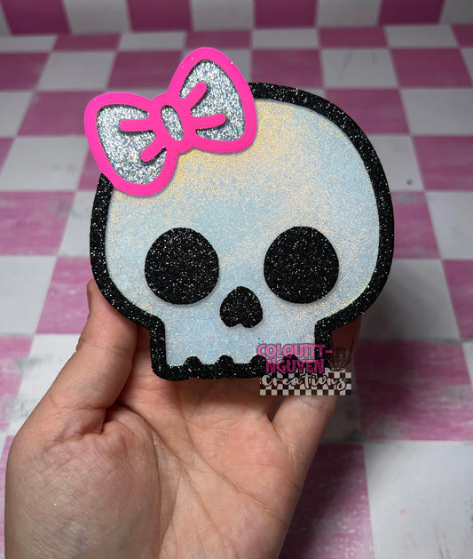 Skull With Bow