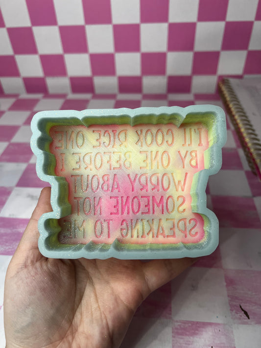 I’ll cook rice one by one - hey lo