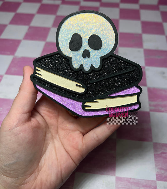 Skull On Books
