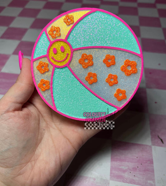Floral Beach Ball