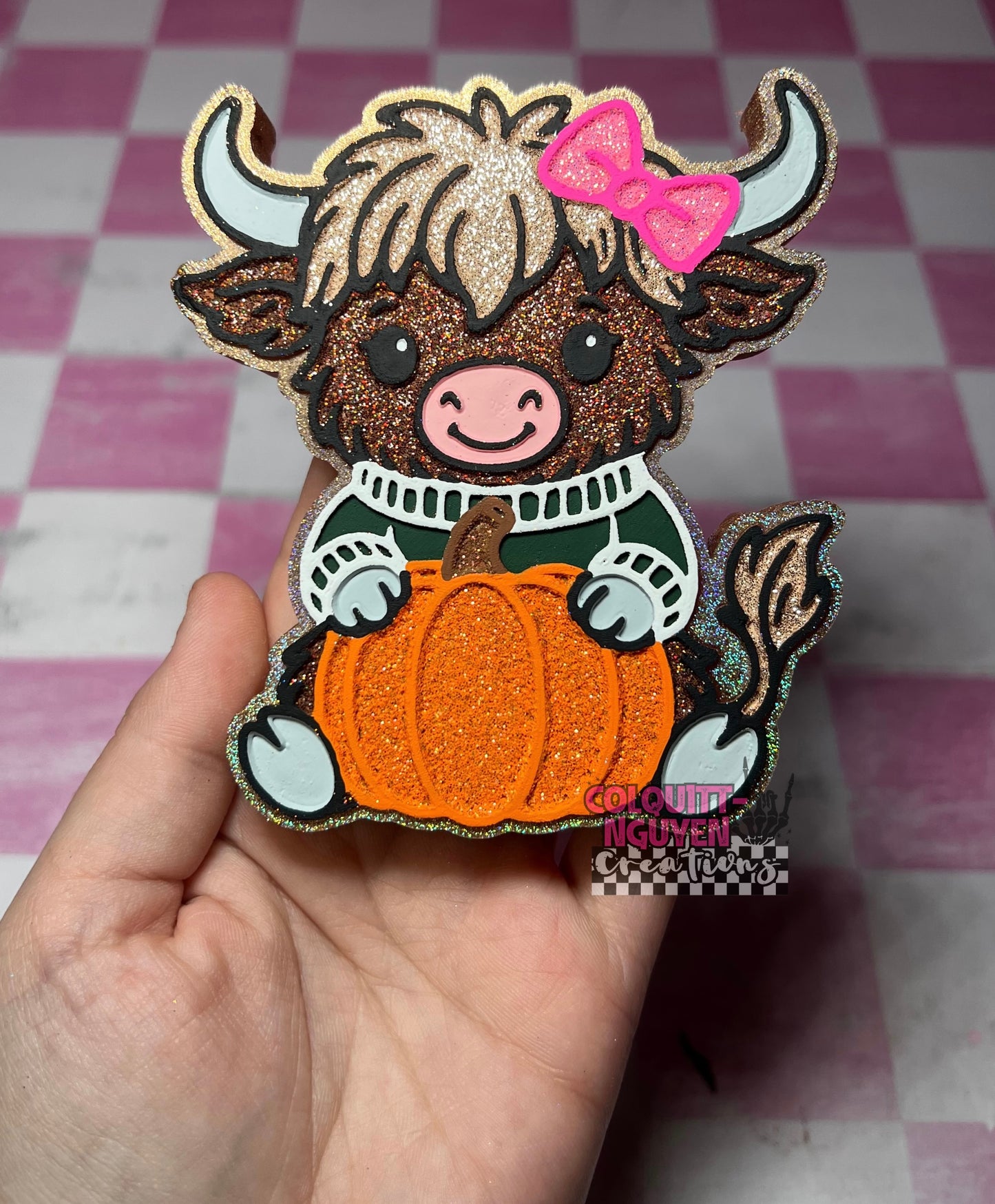 Highland With Pumpkin