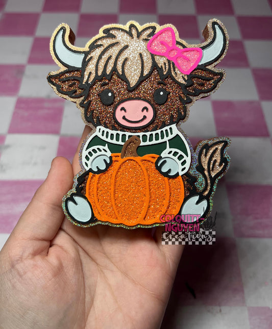 Highland With Pumpkin