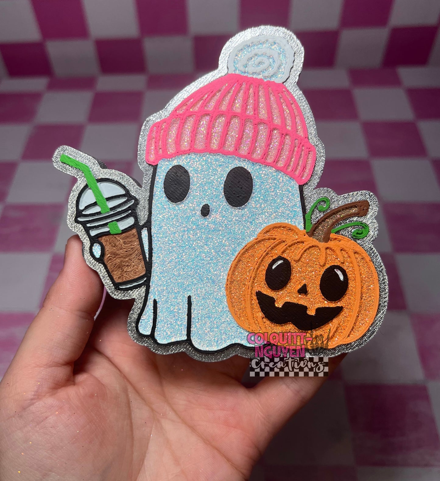 Ghost With Drink And Beanie