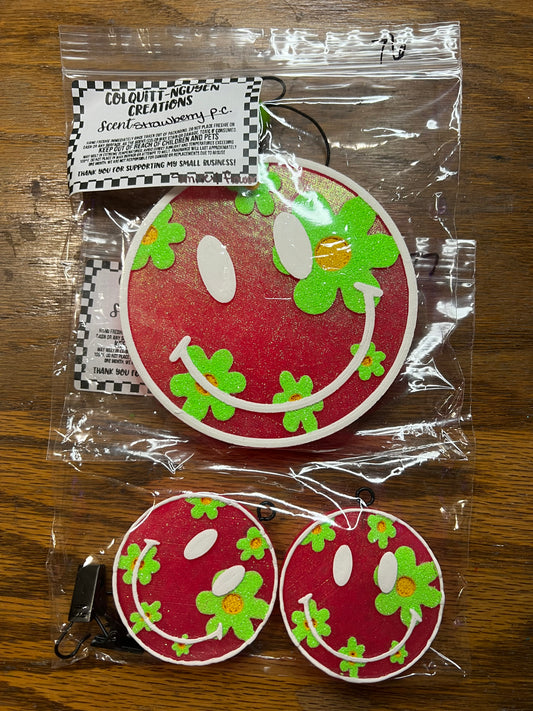 Floral Smiley Set