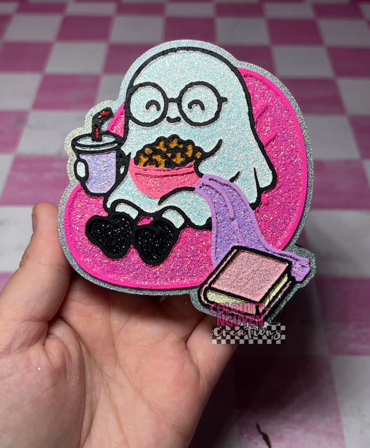 Ghost Eating Popcorn