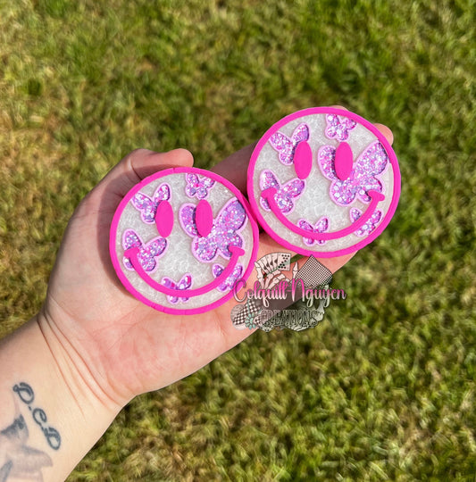 Butterfly Smiley Vent Clips