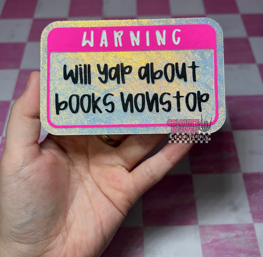 Will Yap About Books Nonstop