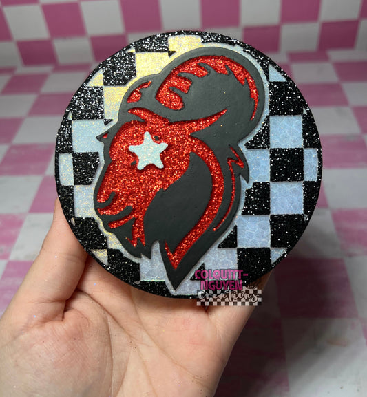 Checkered Rams Round