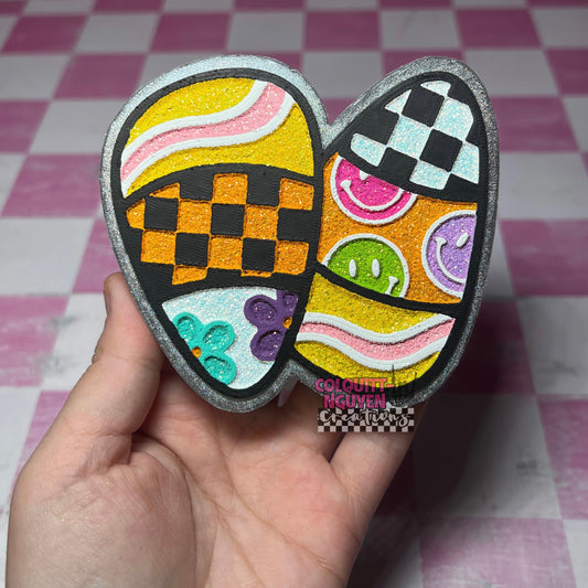 Groovy Checkered Candy Corn