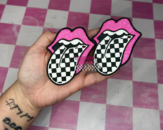 Checkered Tongue Vent Clips