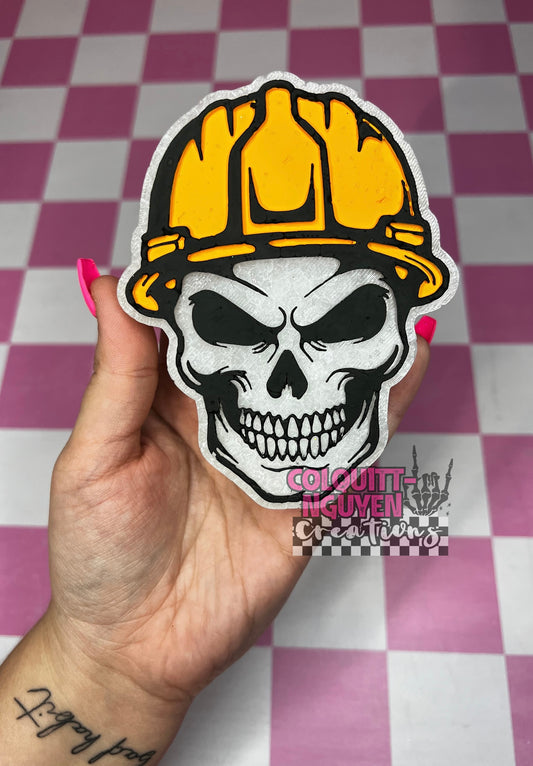 Skull With Helmet