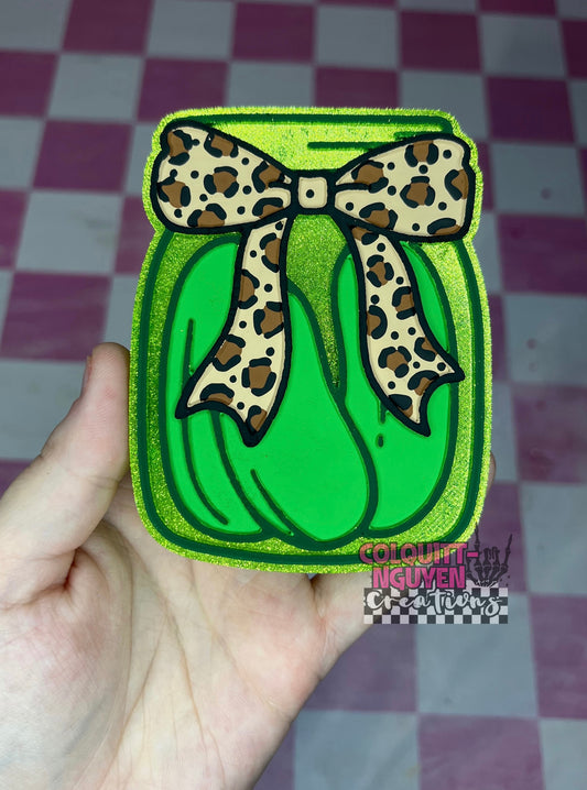 Pickle Jar With Bow