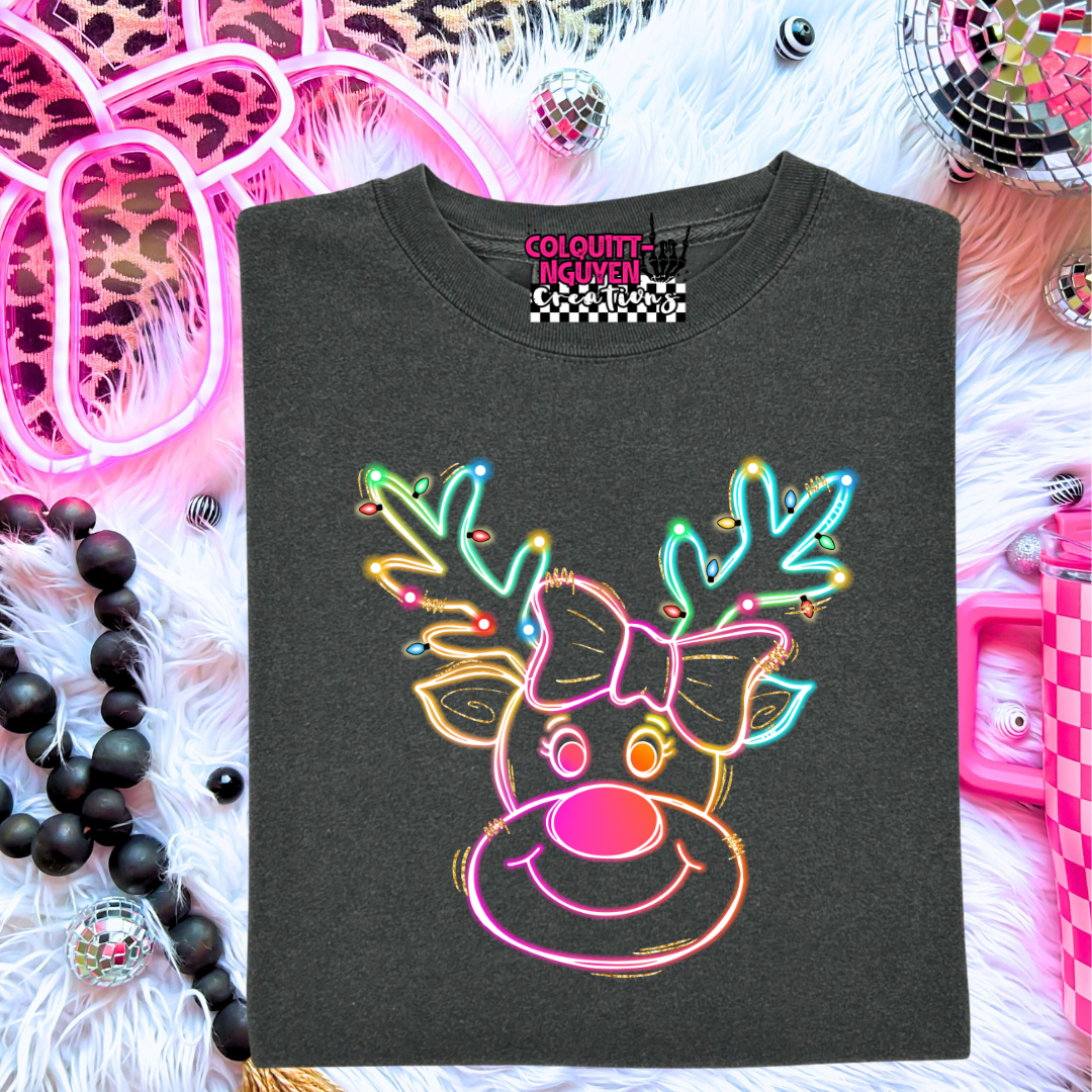 Neon Reindeer