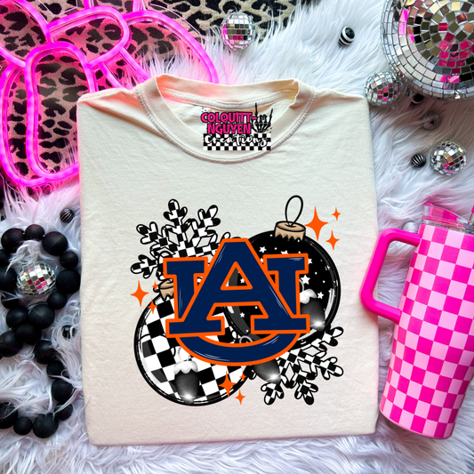 Checkered Ornament - Tigers