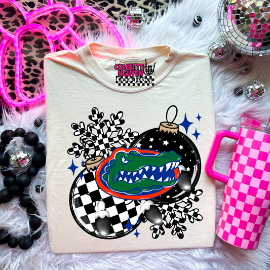 Checkered Ornament - Gators