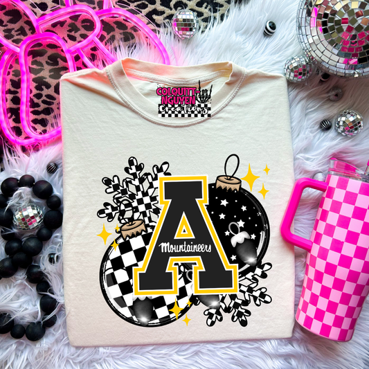 Checkered Ornament - Mountaineers