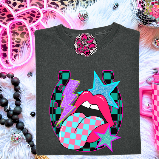 Checkered Tongue Tee