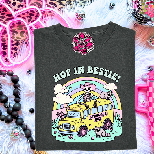Hop In Bestie Tee